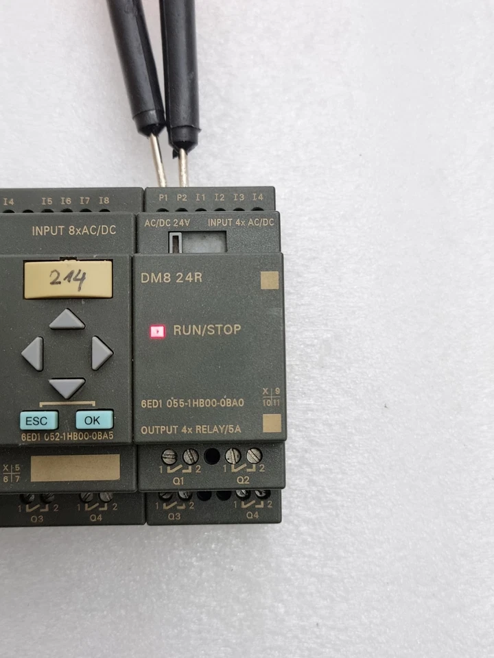 Siemens Logo With Expansion & Memory Module 6ED1052-1HB00-0BA5, 6ED10551HB000BA0